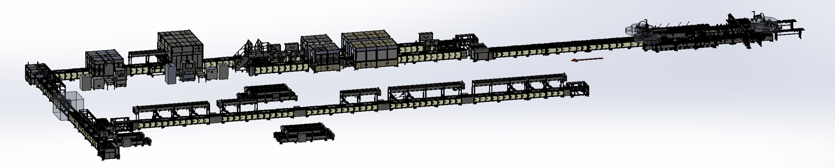 无人机模组组装线