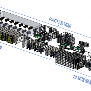 高镍大圆柱电池CTP组装线