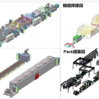 大圆柱电池模组-PACK 组装线