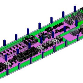 大圆柱电池模组(CTP) 组装线(20PPM/6JPH )